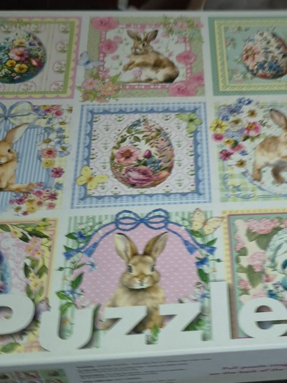 Seesaw Puzzles Spring Has Sprung 1000 Piece Jigsaw Puzzle Bunnies Flowers NIB